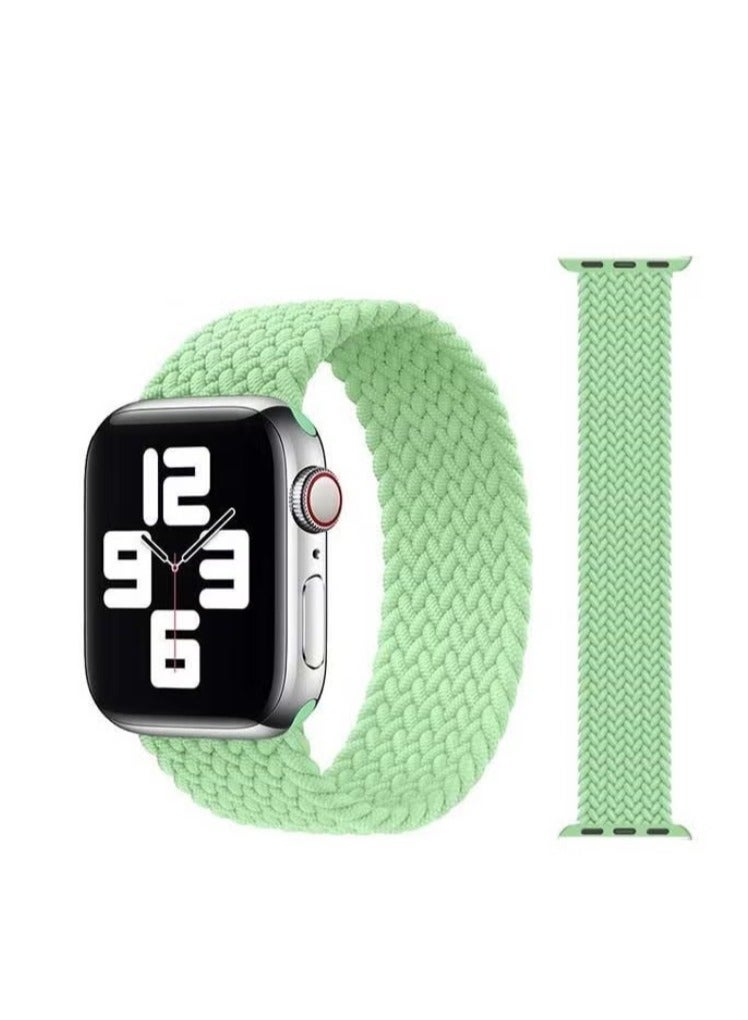 vesus Braided Solo Band For Apple Watch Series 6/SE/5/4/3/2/1 Pistachio