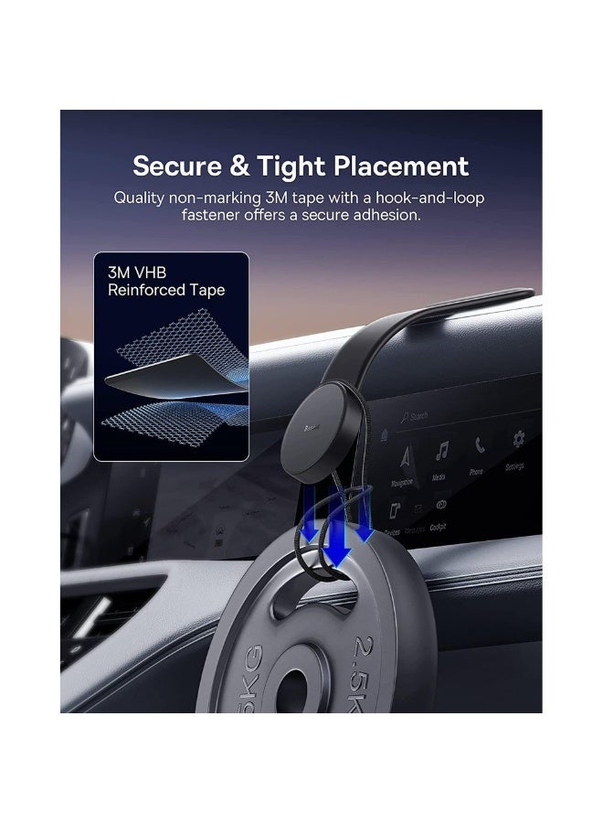 Magnetic Phone Holder Magnetic Phone Holder For Car MagSafe Dash Mount Compatible With IPhone 15 Pro Max 15 Pro 15 Plus Tesla Bendable MemoryTitanium Alloy For All - Image 5