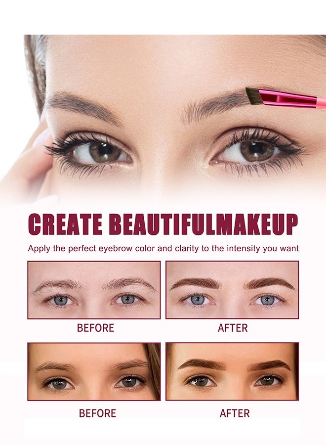 EELHOE - Multi-Function Eyebrow Cream Eyebrow Brush,Waterproof Sweat Resistant,Long Lasting Makeup,Reaching The Contour Effect Of Oblique Wild Eyebrow Eye Shadow,Suitable For Use In Makeup(#Taupe) - Image 1