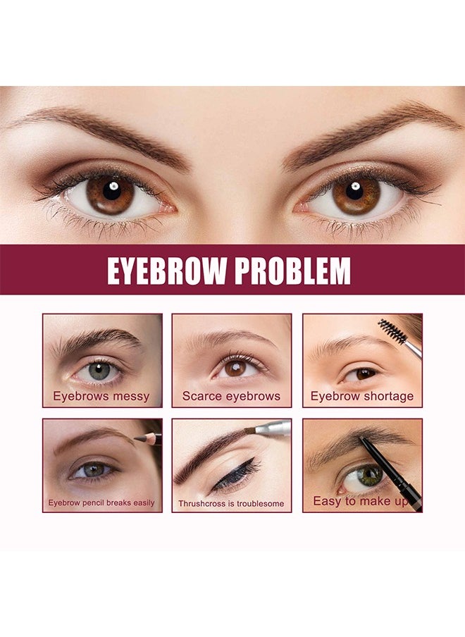 EELHOE - Multi-Function Eyebrow Cream Eyebrow Brush,Waterproof Sweat Resistant,Long Lasting Makeup,Reaching The Contour Effect Of Oblique Wild Eyebrow Eye Shadow,Suitable For Use In Makeup(#Taupe) - Image 1