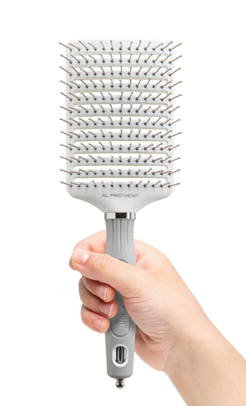 Olivia Garden Ceramic + Ion XL Pro Paddle Hair Brush, Vent (CIXL-PROVNT) - Image 1