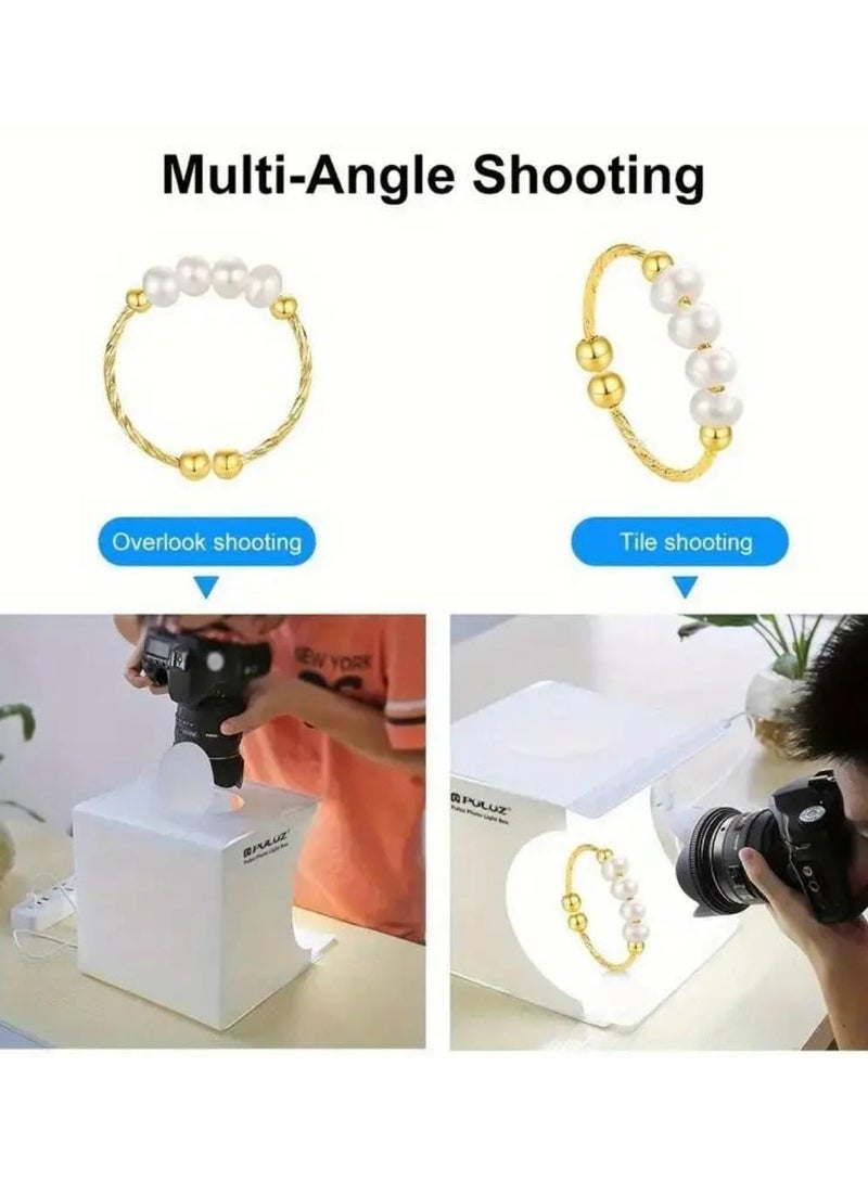 Compact Foldable Design Small LED Photography Studio Box - Image 2