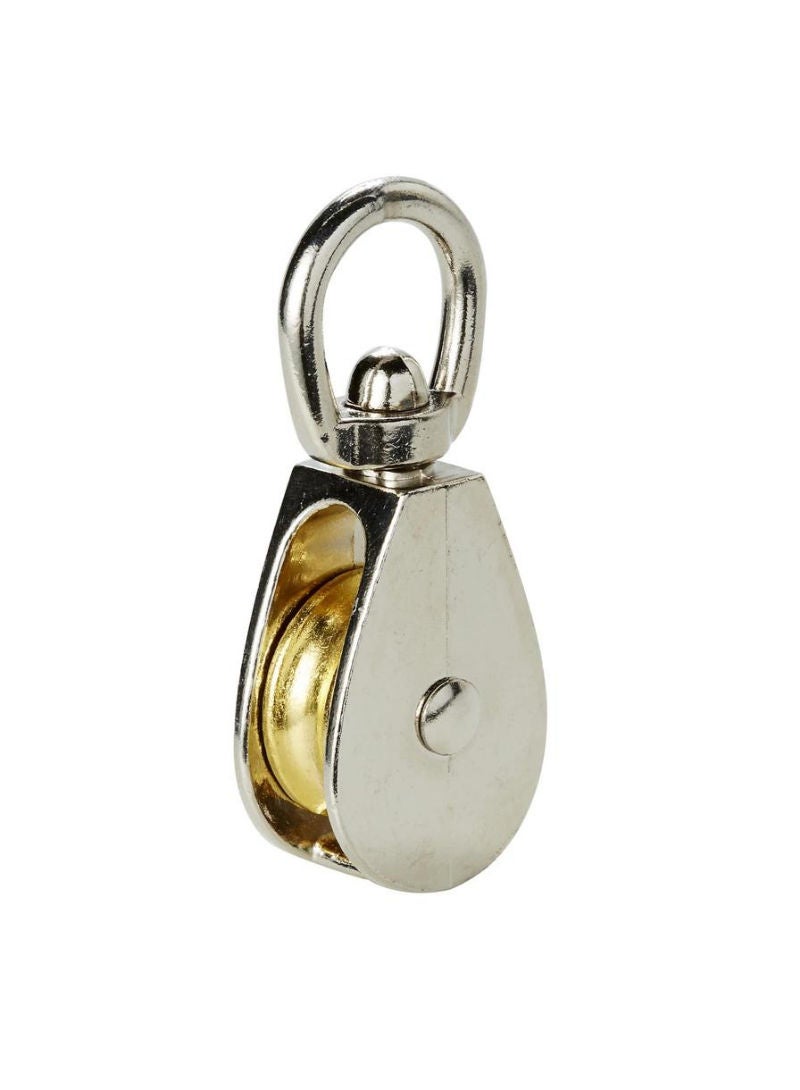 ACE Diall Nickel And Zinc-Plated Single Wheel Pulley 32mm 
