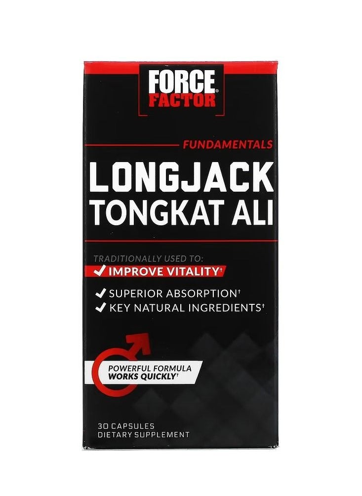 Force Factor Long-jack Tongkat Ali 500 mg - 30 Capsules  - Image 2