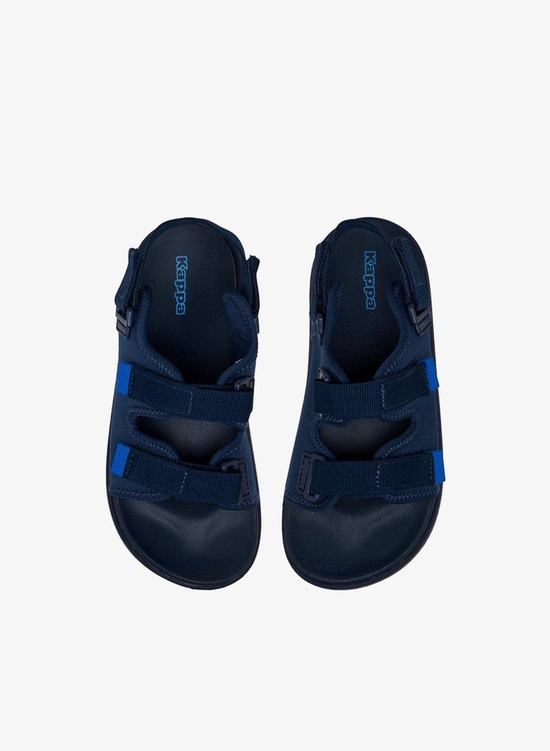Kappa Boys' Textured Sandals with Hook and Loop Closure - Image 1