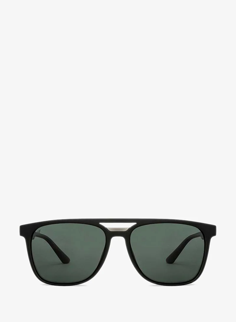 Vincent Chase Vincent Chase By Lenskart | Full Rim Wayfarer Branded Latest and Stylish Sunglasses | Polarized and 100% UV Protected | Men & Women | Large | VC S12644