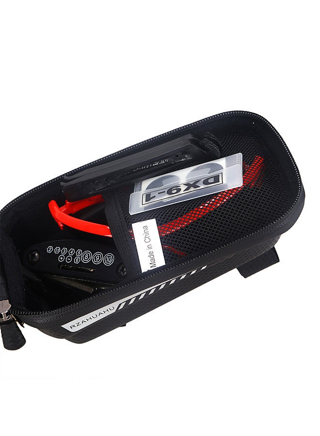 Generic Waterproof Bicycle Phone Mount Bags Front Frame Top Tube Bag with Touchscreen Phone Holder Case Cycling Bike Tool Storage Bag Pack - Image 3