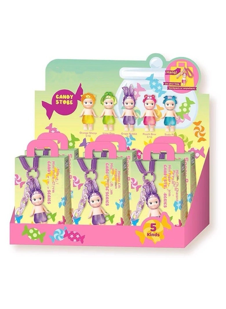 general Blind box doll keychain pendant figure pendant gift for women, suitable for gifts for fans and friends - Image 1