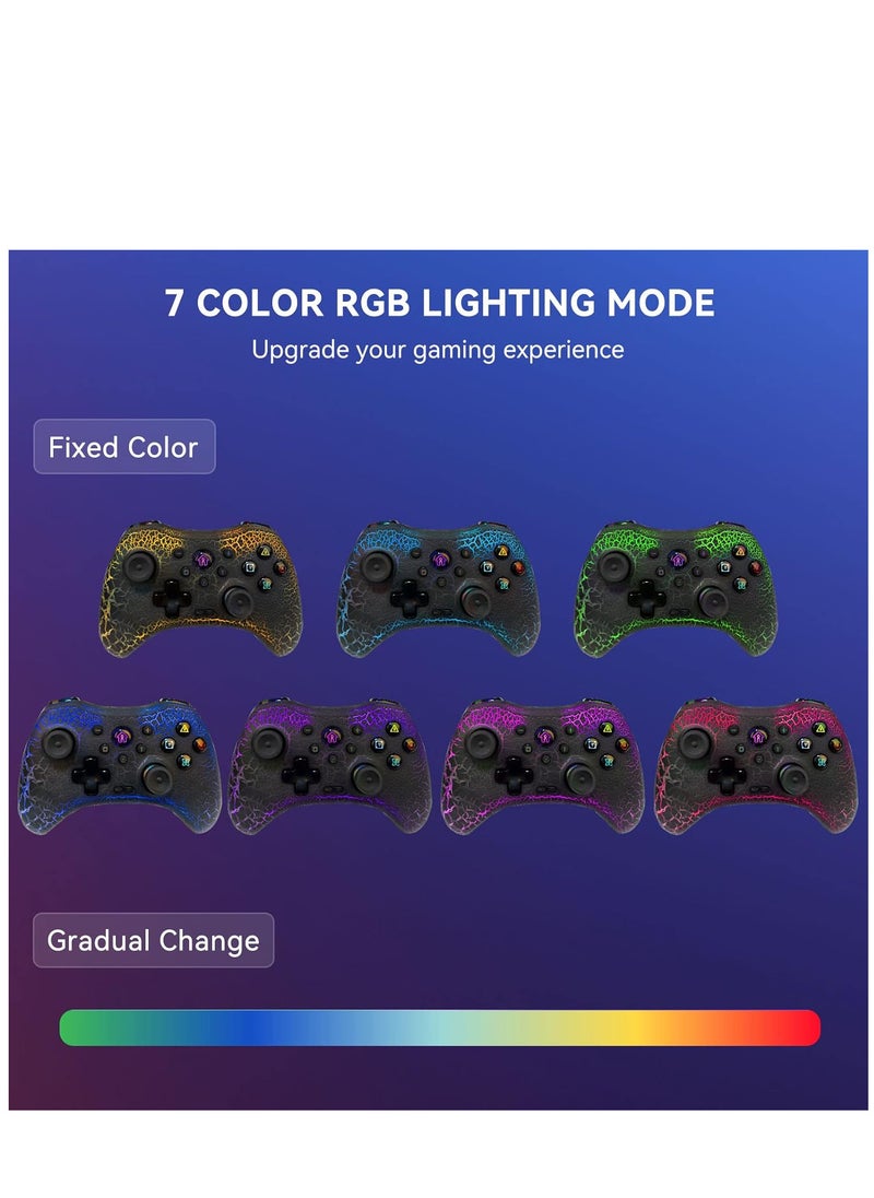 Generic Wireless Switch Pro Controller for Nintendo Switch, Programmable Gamepad for Switch/Lite/OLED/PC with Wake Function, Dual Vibration, Macro Function, 6-Axis Motion and Turbo Switch Pro Controllers  - Image 2
