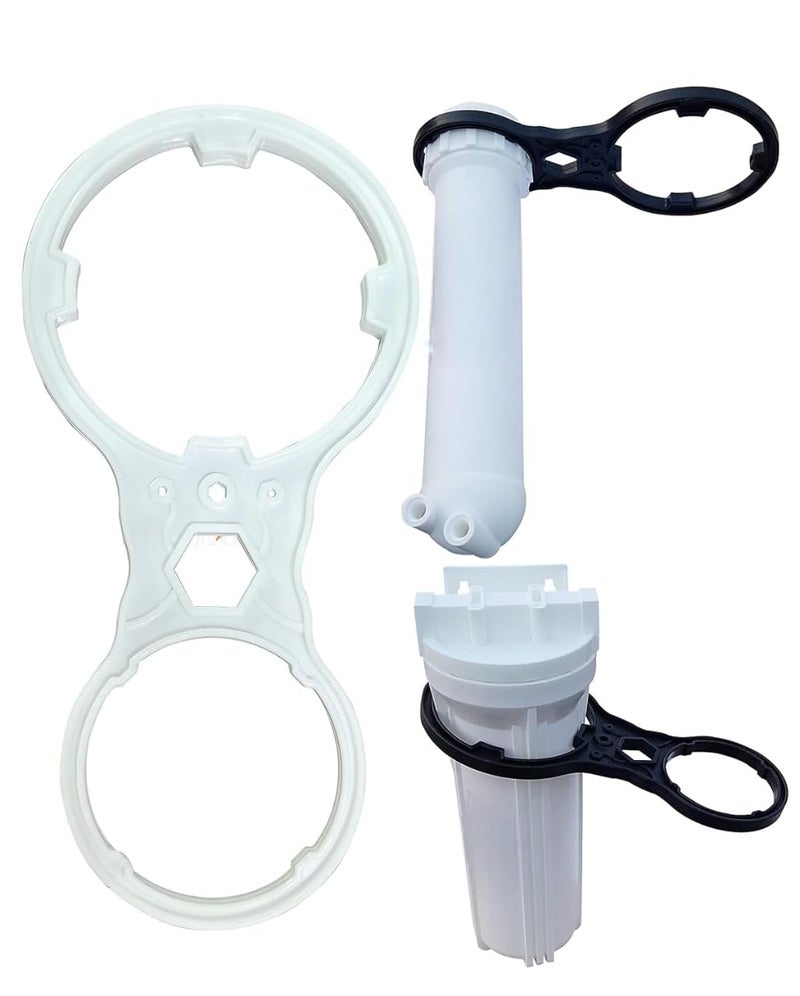 Real Aata Maker Pre Filter PP Spun Filter 10 Inch Size10 Inch High Density Spun PreFilter 5 Micron Compatible for 10 Inch PreFilter Pack of 2 Spun Replacement Water Filter Candle 2 Spun Spanner - Image 2