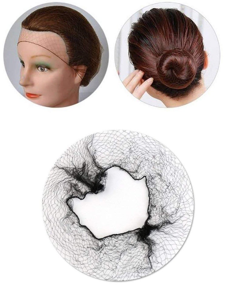Paradise Set Of 12 Net Bun Cover Casual Style Juda Net, Jali For Women And Girls, Black, Pack Of 1 - Image 4