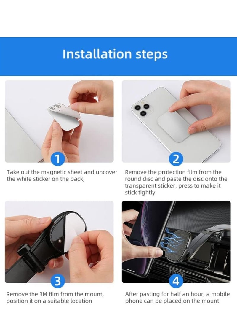 ELTRAZONE Upgraded Magnetic Car Phone Holder – 360° Adjustable Dashboard Mount, Strong Magnetic Grip, Universal Fit for iPhone, Samsung & All Smartphones - Image 5