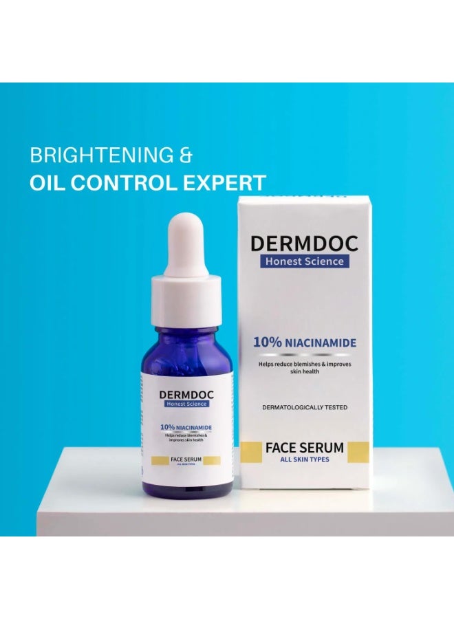 DermDoc by Purplle 10% Niacinamide Face Serum (5ml) | skin radiance face serum, niacinamide serum - Image 2