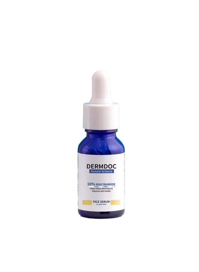 DermDoc by Purplle 10% Niacinamide Face Serum (5ml) | skin radiance face serum, niacinamide serum - Image 1
