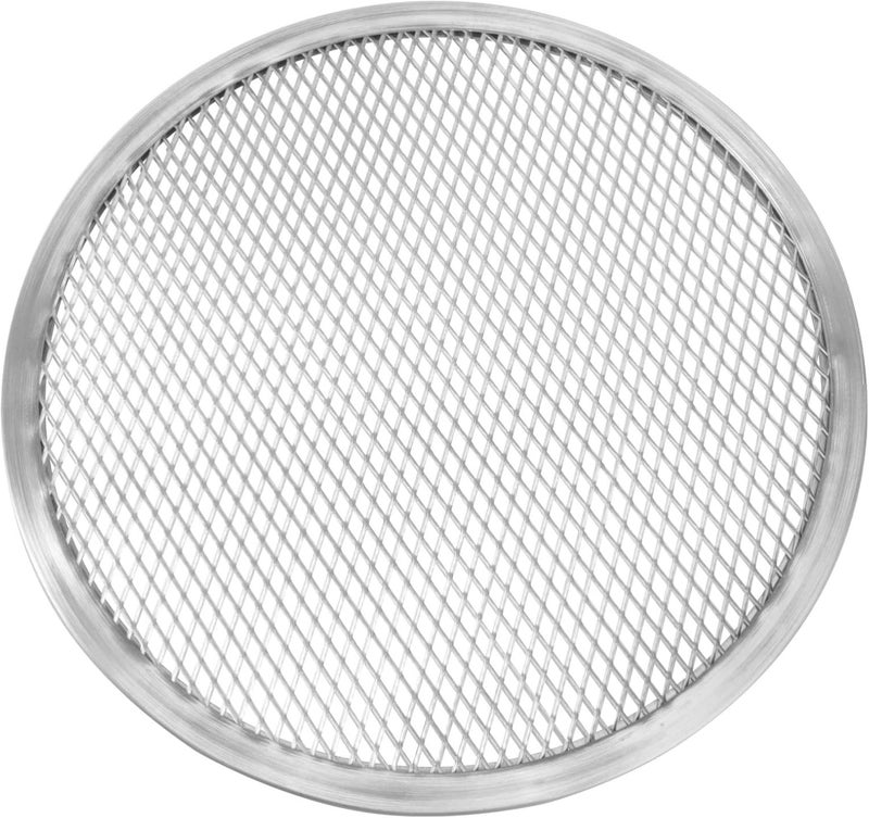 comfrt Pizza Pan, 13 Inch Pizza Tray with Holes, Seamless Aluminum Pizza Screen, Non Stick Mesh Net Baking Tray Cookware Kitchen Tool For Oven, BBQ, Kitchen Restaurant - Image 1