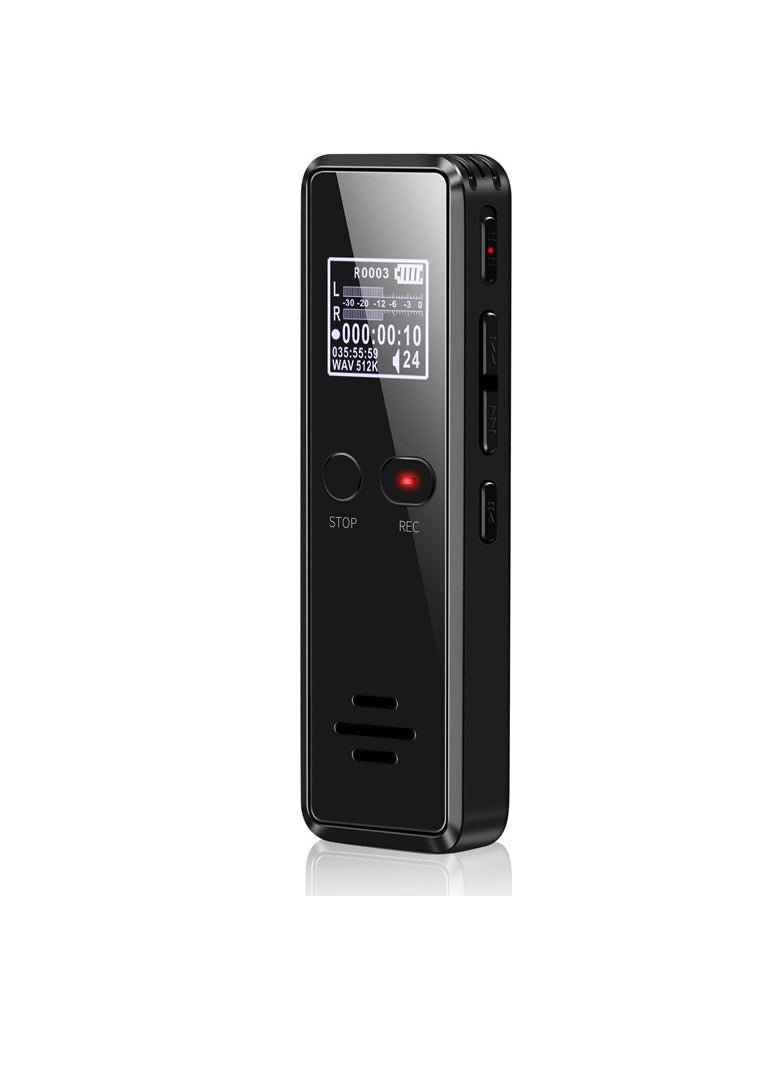 Digital Voice Recorder, Recording Pen Mini Voice Activated Recorder, Sturdy And Durable Small Recording Devices With Automatic Save Function, (1pc, Black, 32GB)
