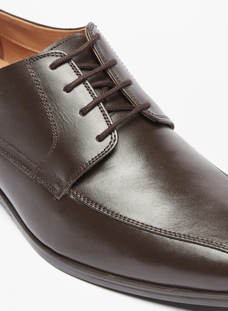 LBL by Shoexpress Mens Solid Lace-Up Derby Shoes