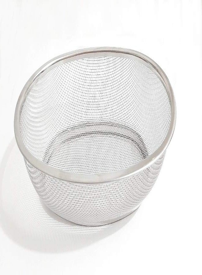 LDG WARE Stainless Steel Dish Rack Drain Basket with Drip Tray & Spoon Holder Dish Drainer for Kitchen Drying Stand/Kuda/Plate Rack/Bartan Over Sink Counter Dish Rack (Medium) - Image 2