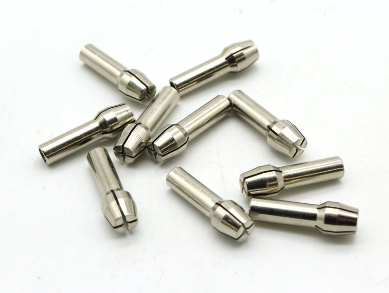 TEMO 10 pc Durable Shiny 1/32 Inch Rotary Tool Collet Bit #483 for Dremel Rotary Tools - Image 1