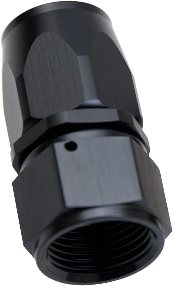 KRD PERFORMANCE 12AN Straight Aluminum Swivel Hose End Fitting - Reusable Fuel Line Adapter - Image 4