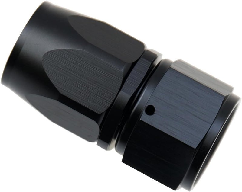 KRD PERFORMANCE 12AN Straight Aluminum Swivel Hose End Fitting - Reusable Fuel Line Adapter - Image 2