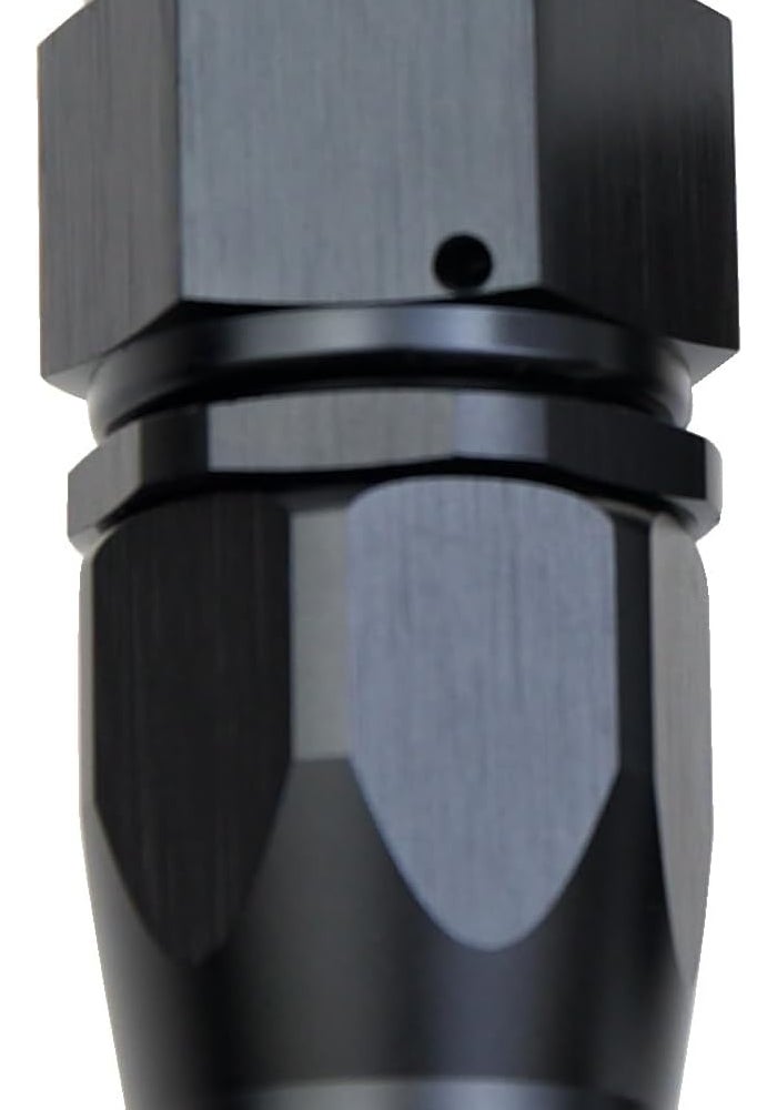 KRD PERFORMANCE 12AN Straight Aluminum Swivel Hose End Fitting - Reusable Fuel Line Adapter - Image 3