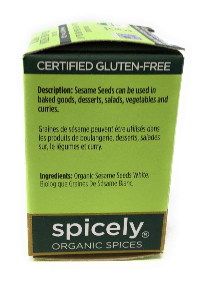 SPICELY Organic White Sesame Seeds, 0.45 OZ - Image 3