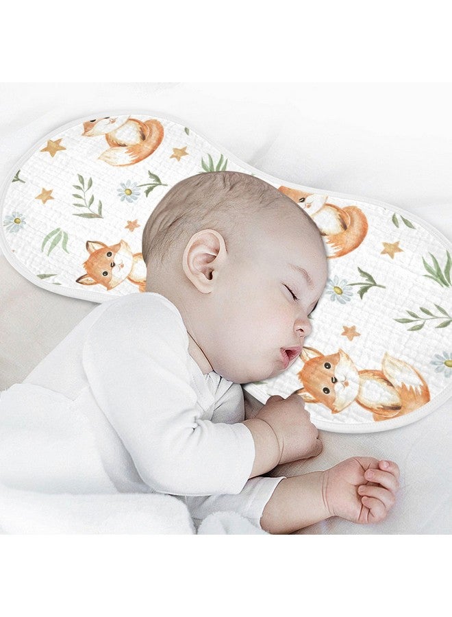 Kigai Baby Burp Cloths 2 Pack- Fox Baby Cartoon Super Absorbent and Soft Burping Rags - Cotton Burp Clothes Set for Boys and Girls - Image 4