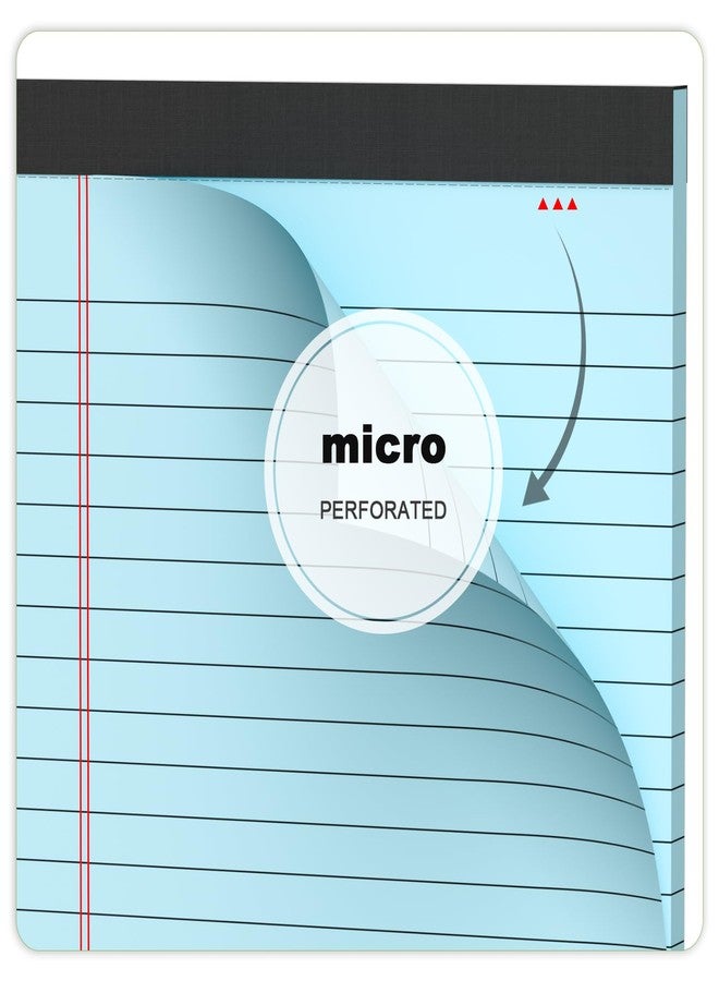 AILZFEI 6pcs Small Notepad 5x8 Colored Legal Pads Paper College Ruled Notepad Study Back Writing Pads 5 x 8 Legal Pads Perforated Narrow Ruled Pads of Paper (Multicolor 5) - Image 5