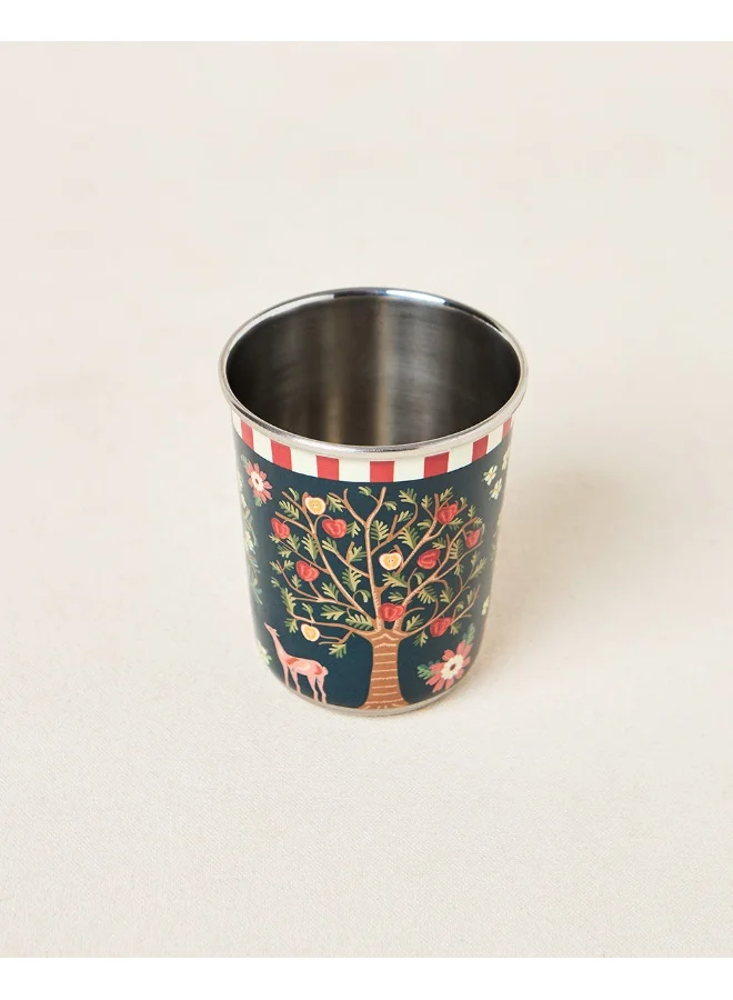Chumbak Chinar Steel Tumblers - Set of 2, 220 ml | Kashmir Trails