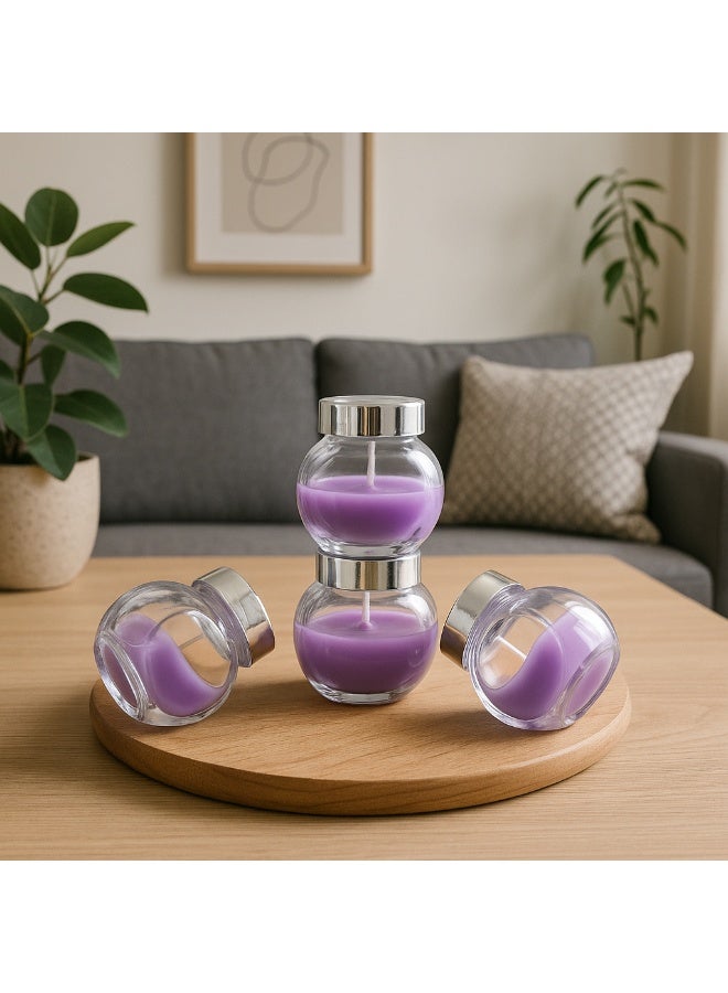 Panvil 4 Pack Scented Candles Gift Set – Aromatherapy Candles for Relaxation, Stress Relief & Home Decoration – Perfect Gift for Birthdays, Christmas, Mother’s Day, and Special Occasions - Image 2