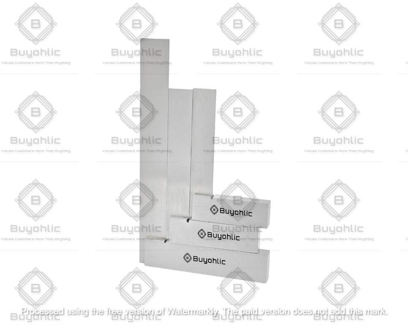 Buyohlic Machinist Try Square DIY General Woodworking clamp Workshop Machine Tools 2" (50 mm) - Image 5