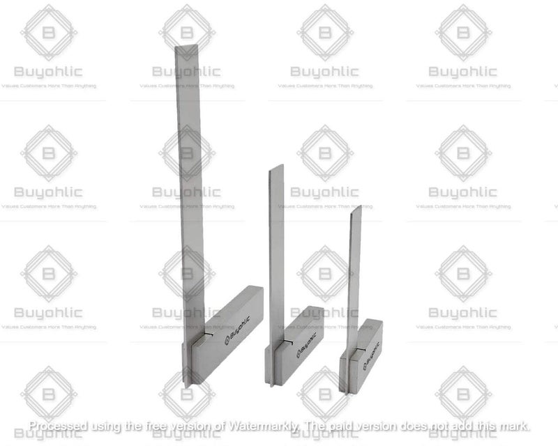 Buyohlic Machinist Try Square DIY General Woodworking clamp Workshop Machine Tools 2" (50 mm) - Image 4