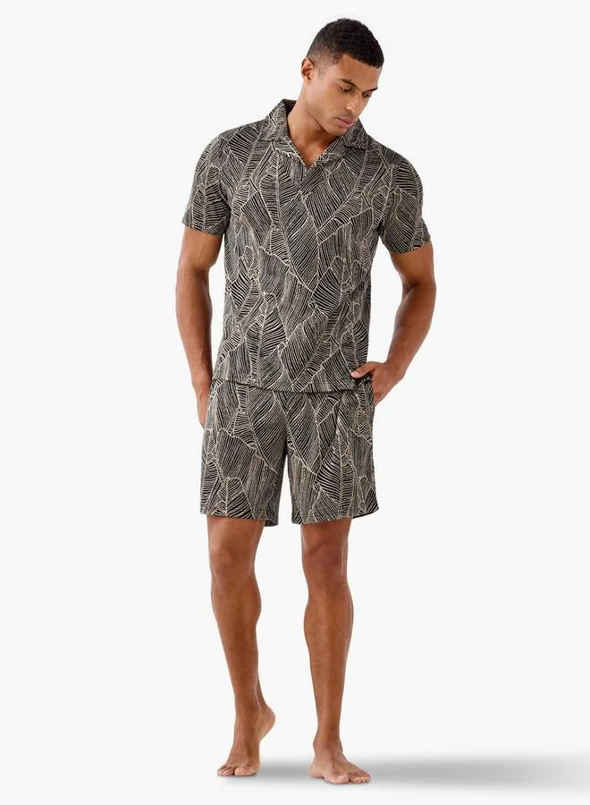 سبلاش فيڤ Printed Shorts Set