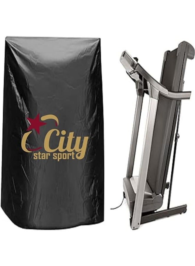 City Treadmill Multi Func -CITY STAR Track Folding FITNESS - 5 years warranty- DC motor- max user weight 150KG - 2HP- 59CM * 110 CM - With Semi-Automatic Lubrication, LCD Display, Home Use - Image 3