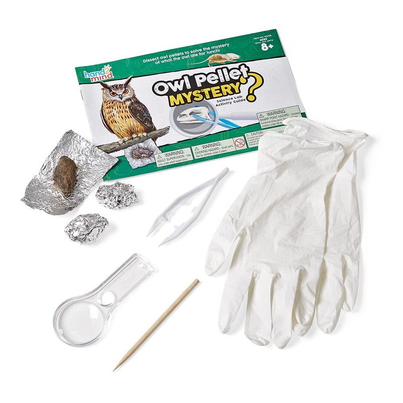 hand2mind Animal Science Kit for Kids 8-12, Kids Science Kit with Fact-Filled Guide, Learn About Animal Biology and Dissect Owl Pellets, STEM Toys, 10 Science Experiments - Image 2