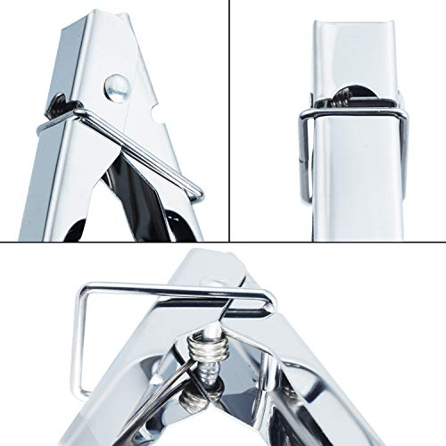 HINMAY Stainless Steel Serving Tongs Metal Cooking Tongs (9-Inch 3 Pieces) - Image 3