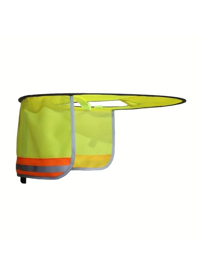 1pc Outdoor Sunshade Hat Brim Breathable Safety Curtain Construction Sun Protection Panel - Image 4