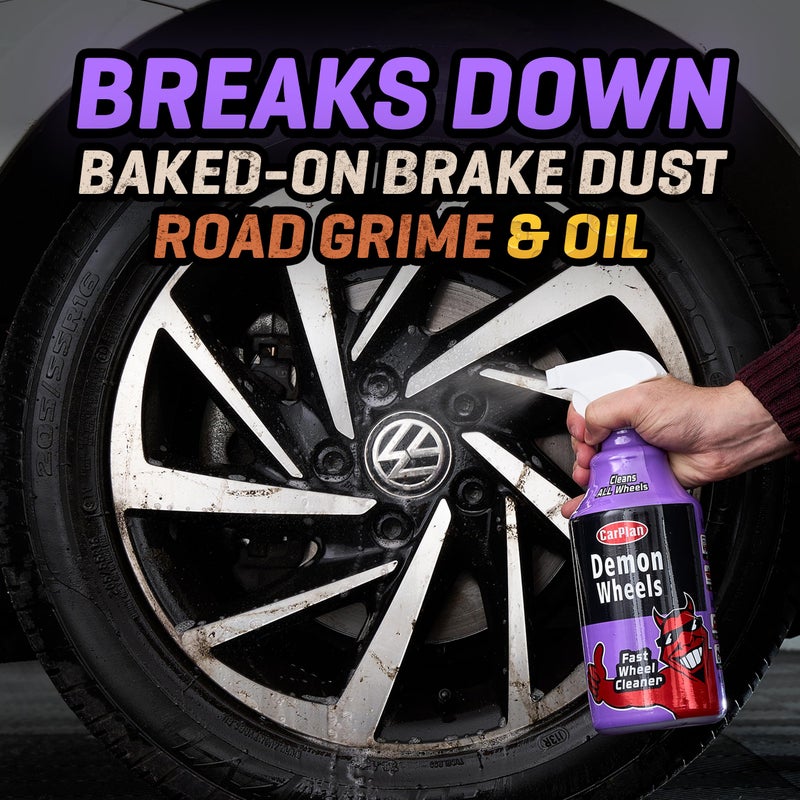 CarPlan Demon Wheels 34 fl Oz (1L) - Fast Wheel Cleaner - Image 3