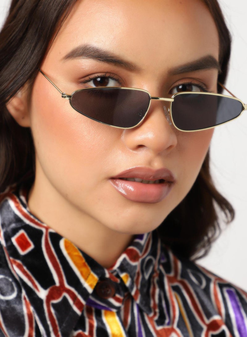 Haute Sauce Black Frame Retro Sunglasses - Image 5