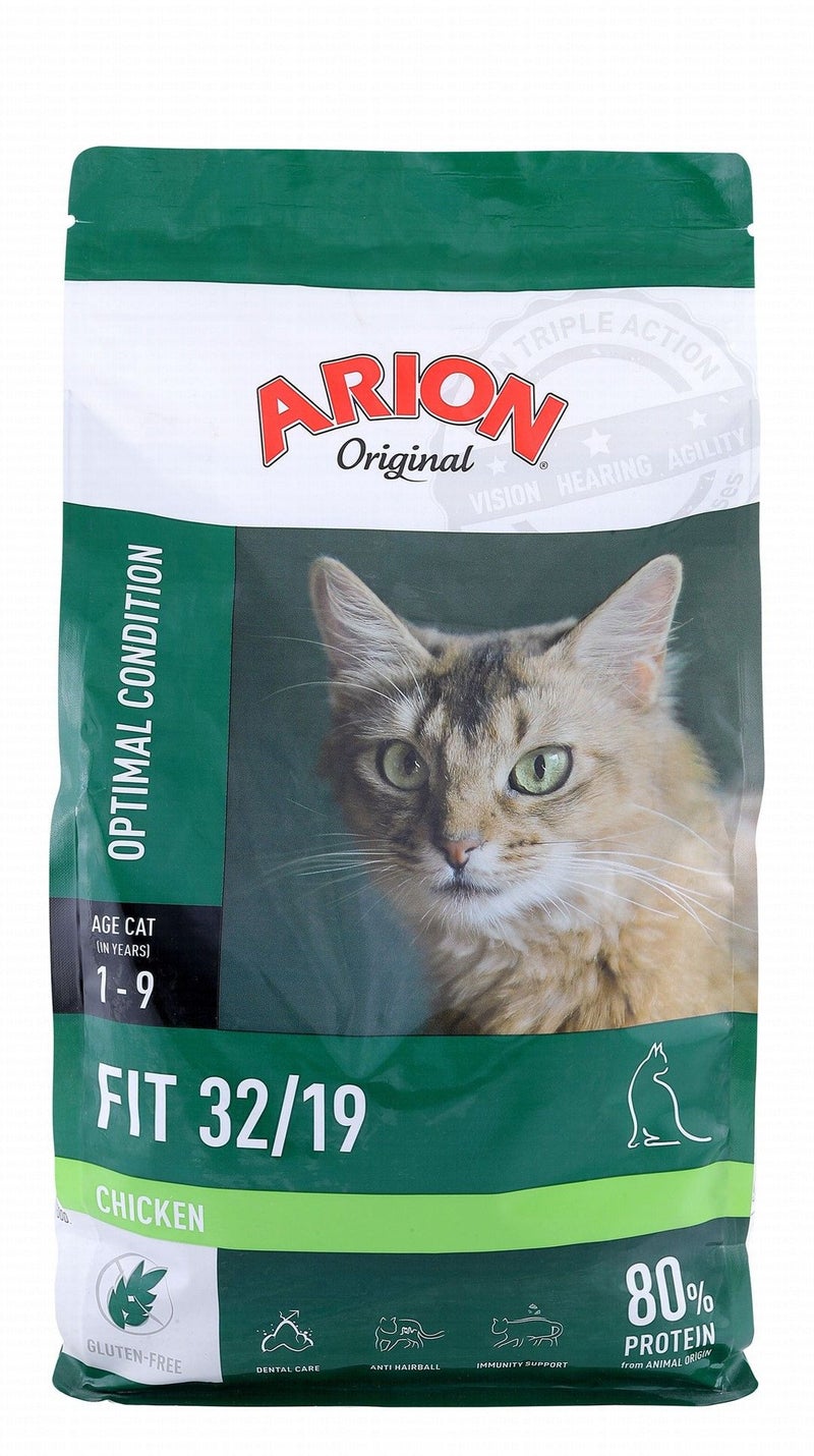 Arion Dry Cat Food with Chicken, 2 kg - Image 1