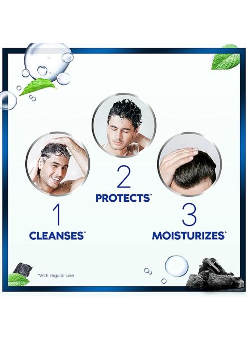 Head & Shoulders - Head & Shoulders Oxygenated Charcoal Detox Anti-Dandruff Shampoo -600 Ml - Image 1