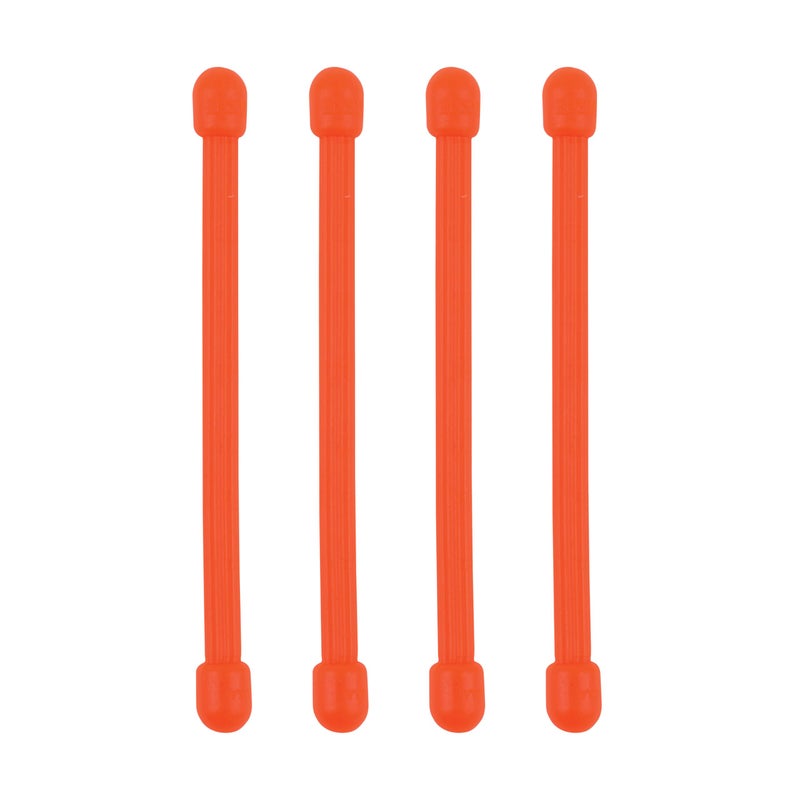 Nite Ize GT3-4PK-31 Original Gear Tie, 3" Bright Orange, 4 Pack, Made in The USA - Image 2