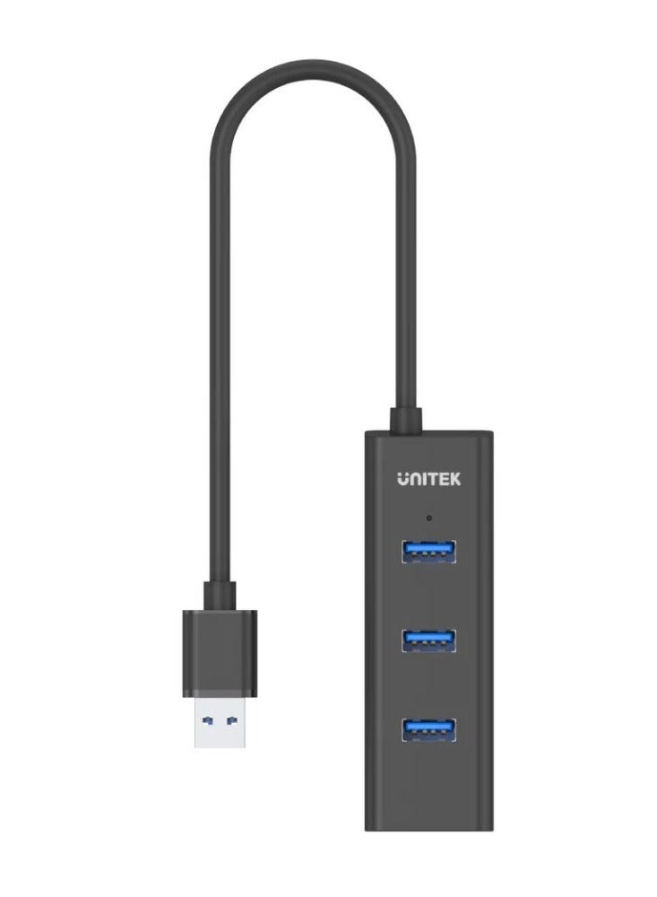 UNITEK 4 Ports Powered USB 3.0 Hub with High-Speed Data Transfer, External Power Supply, and Universal Compatibility for All Your Devices - Image 3