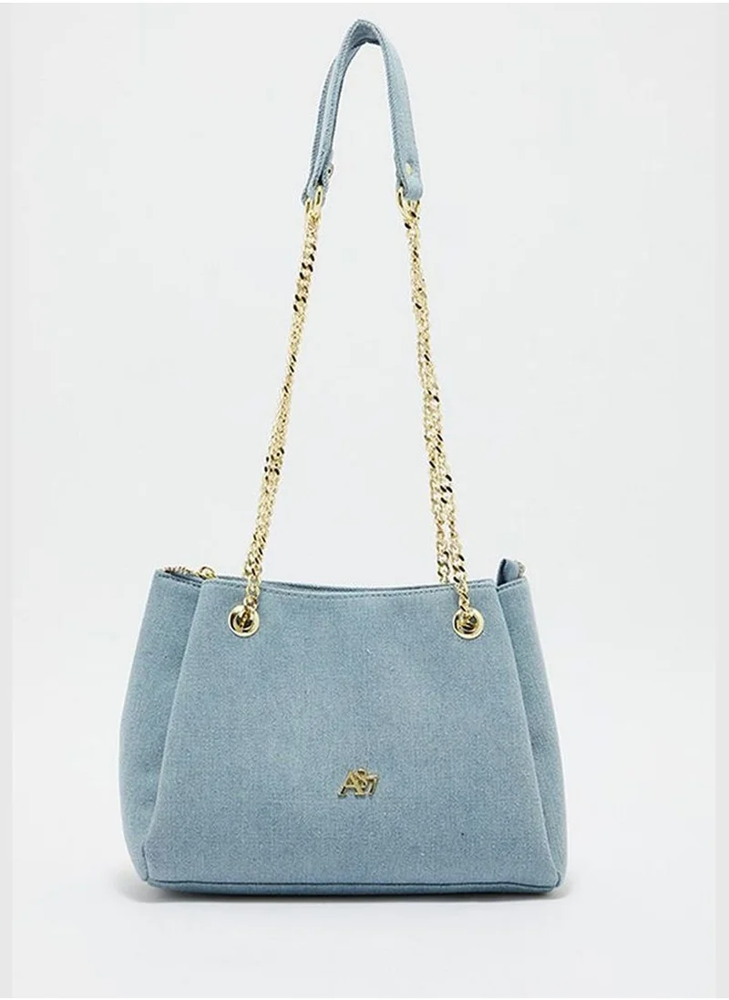 ايروبوستال Classic Denim Shoulder Bag