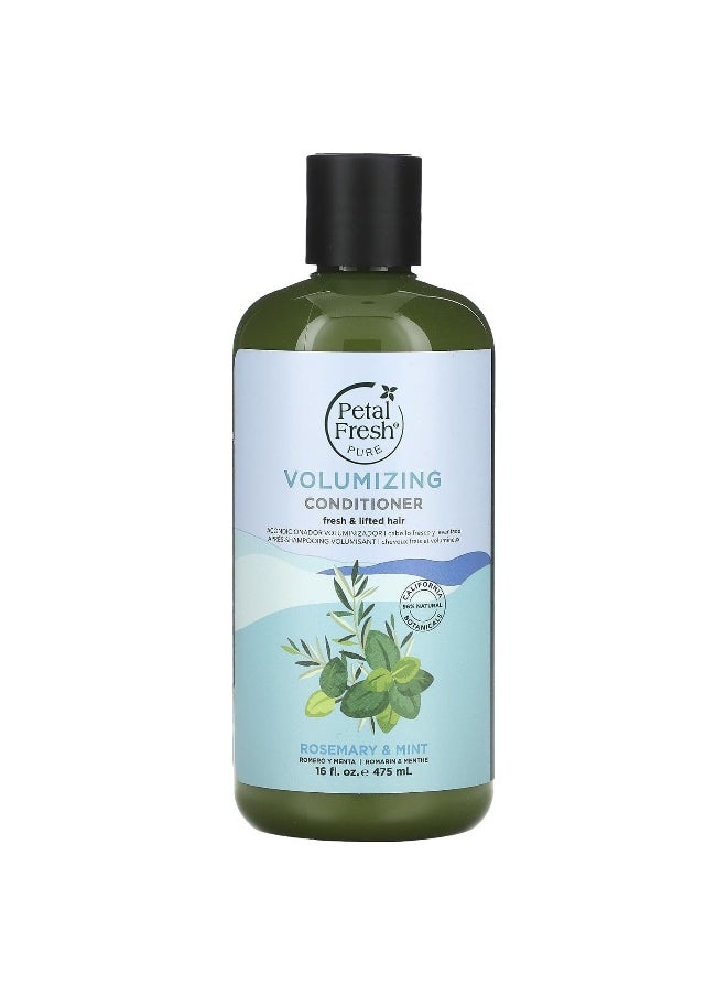Petal fresh - Petal Fresh, Volumizing Conditioner, Rosemary & Mint, 16 fl oz (475 ml) - Image 1