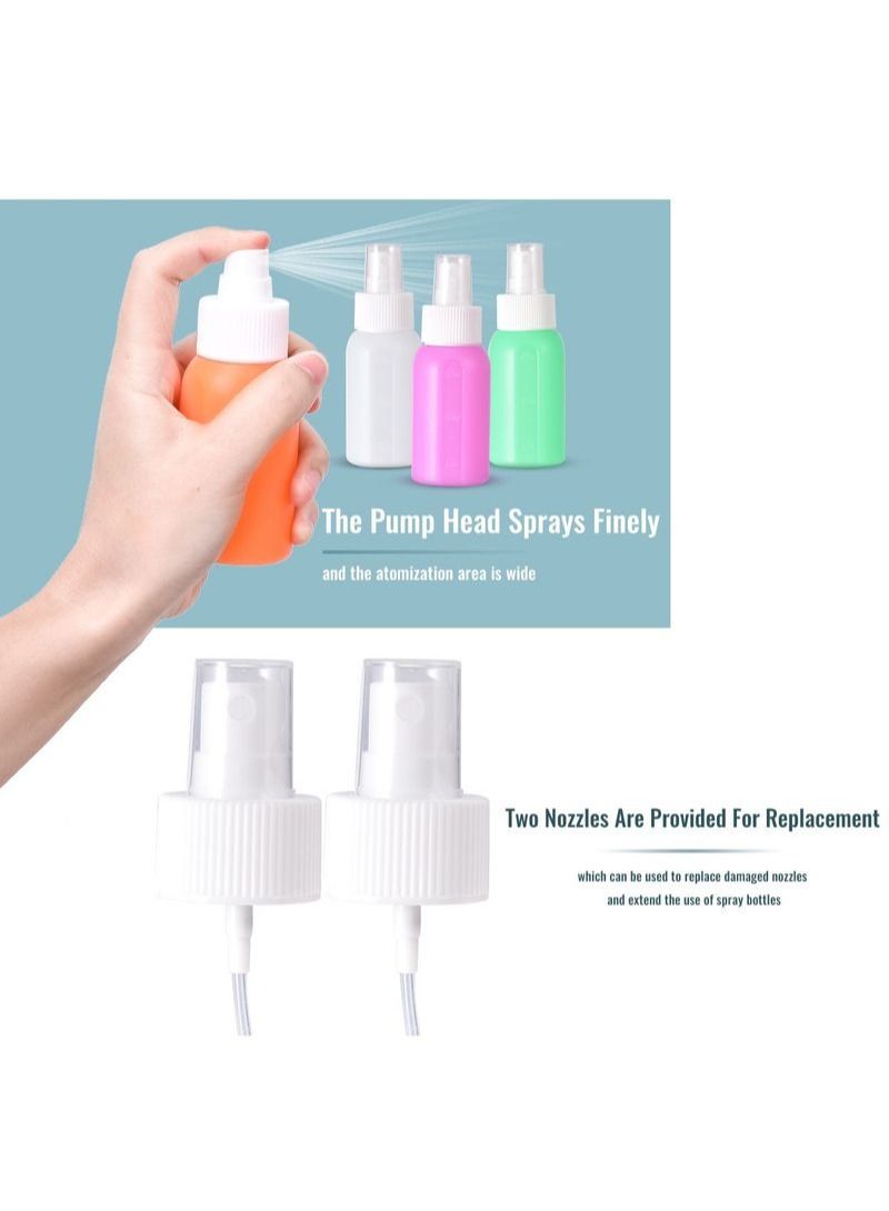 NIBEMINENT 8 Pieces Silicone Spray Bottle Set - 50ml Spray Bottle - Image 2