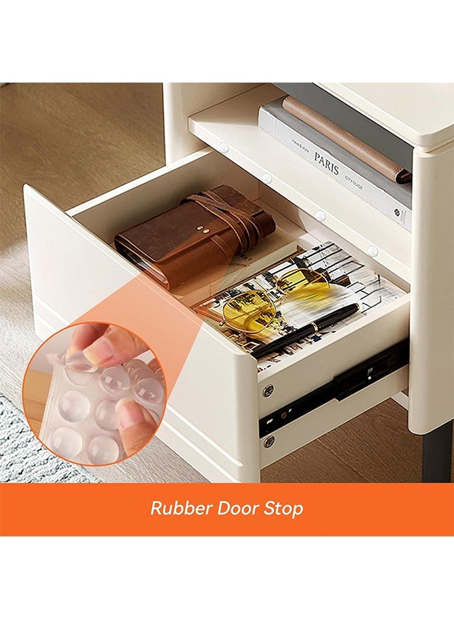 200 PCS Self-Adhesive Bumper Pads Hemispherical Shape Noise Dampening 8mmx3mm Rubber Feet for Cabinets, Small Appliances, Electronics, Picture Frames, Furniture, Drawers, Cupboards (Clear) - Image 4