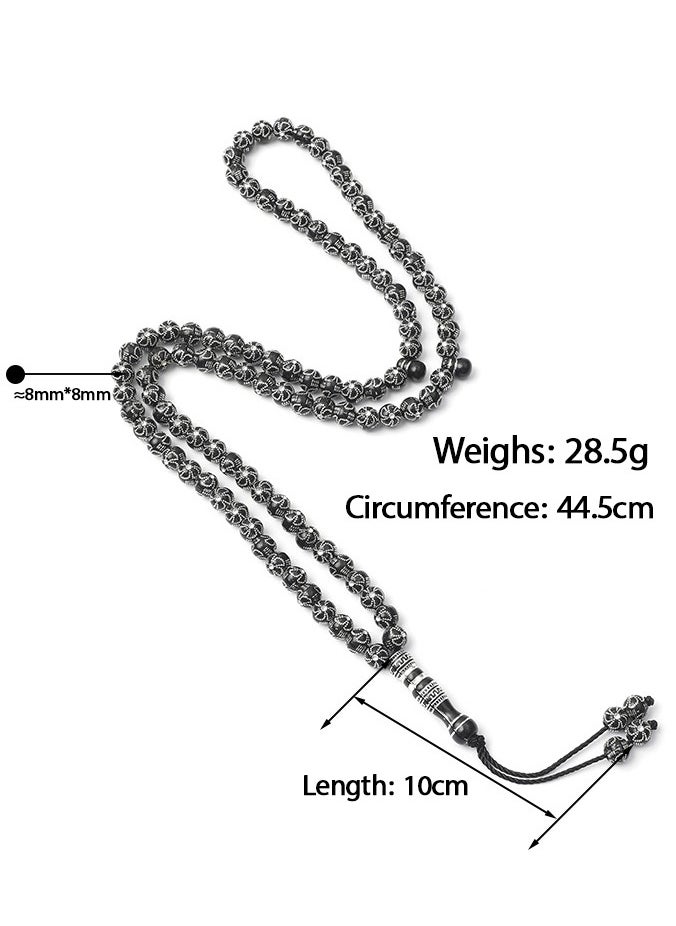 GRKC 99 Beads 8mm Acrylic Tasbih Prayer Beads – Lightweight, Durable, Perfect for Daily Use  - Image 3