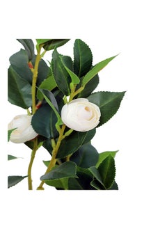 Generic Camellia Faux Plant Artificial  White Plant, 70 cm  - Image 2